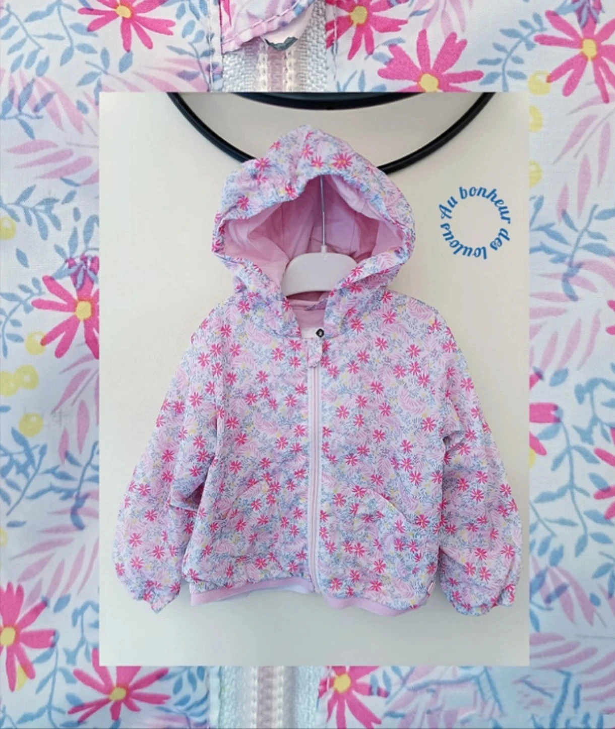 24 mois 2 ans veste légère coupe vent Z 86 cm